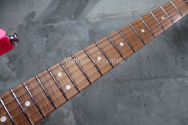 画像4: Jackson USA Custom Shop " Master Built" Dinky HSH Relic  / Neon Pink (4)