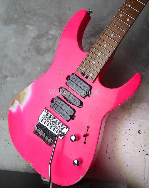 画像13: Jackson USA Custom Shop " Master Built" Dinky HSH Relic  / Neon Pink (13)