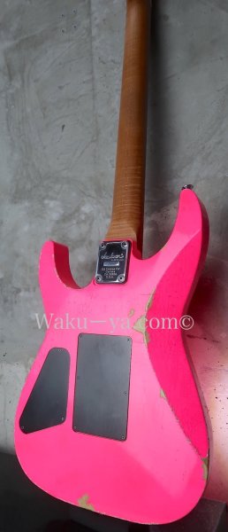 画像6: Jackson USA Custom Shop " Master Built" Dinky HSH Relic  / Neon Pink (6)