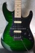 画像1: Suhr Standard Zebra PU / Matching HEAD / Lime Green Burst   (1)