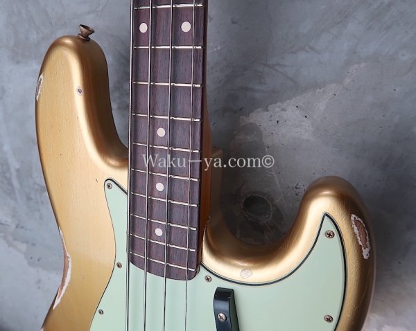 画像10: Fender Custom Shop '60s Jazz Bass Relic / Aztec Gold (10)