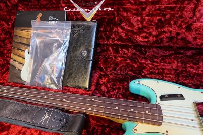 画像3: Fender Custom Shop '60s Jazz Bass Light Relic /  Sea Foam Green