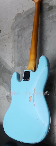 画像7: Fender USA Custom Shop '64s Jazz-Bass  / Relic /  Daphne Blue (7)