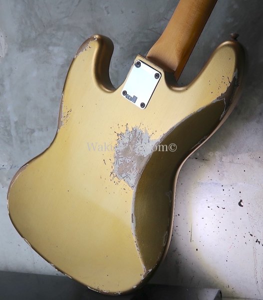 画像12: Fender Custom Shop '60s Jazz Bass Relic / Aztec Gold (12)