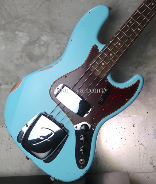 画像13: Fender USA Custom Shop '64s Jazz-Bass  / Relic /  Daphne Blue (13)