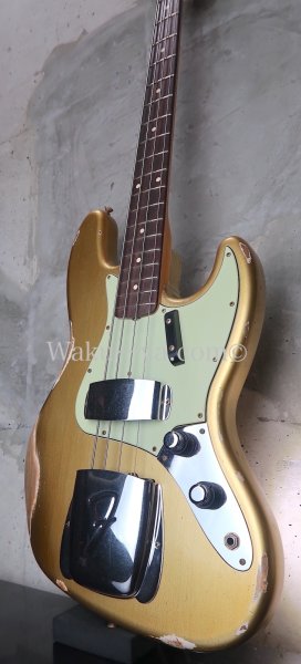 画像6: Fender Custom Shop '60s Jazz Bass Relic / Aztec Gold (6)