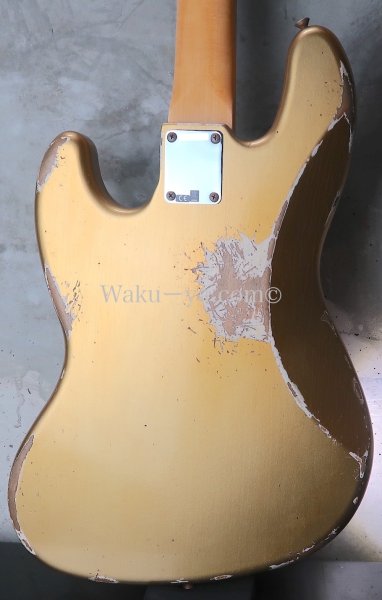 画像3: Fender Custom Shop '60s Jazz Bass Relic / Aztec Gold (3)