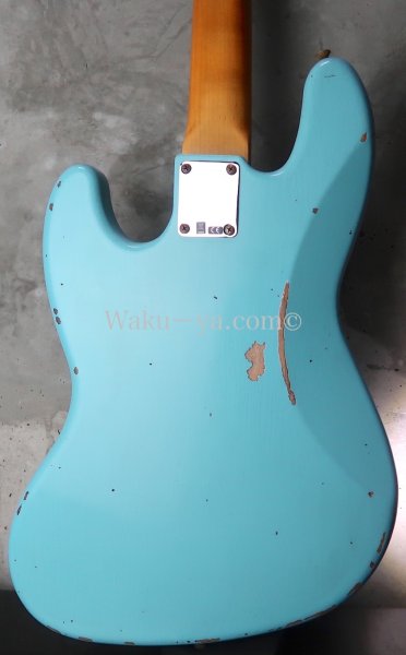 画像3: Fender USA Custom Shop '64s Jazz-Bass  / Relic /  Daphne Blue (3)