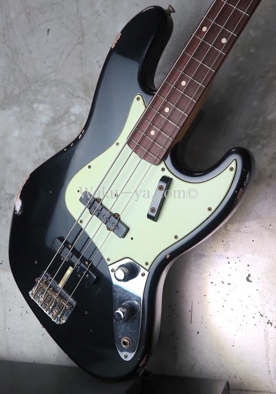 画像2:  Fender Custom Shop 1960 Jazz Bass RW Relic  /  Black