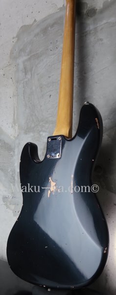 画像7:  Fender Custom Shop 1960 Jazz Bass RW Relic  /  Black (7)