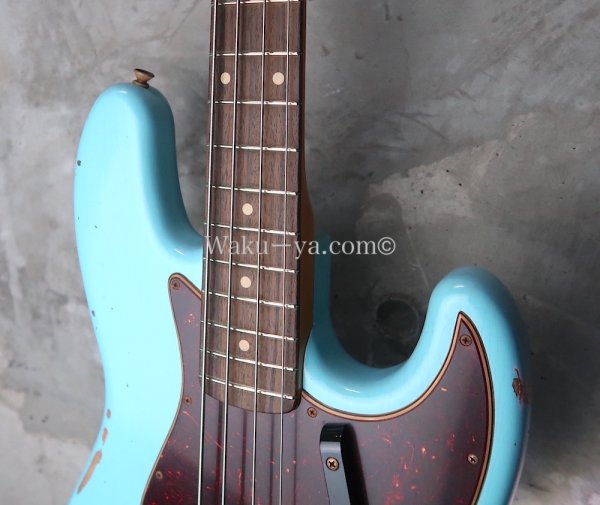 画像10: Fender USA Custom Shop '64s Jazz-Bass  / Relic /  Daphne Blue (10)