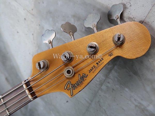 画像4: Fender USA Custom Shop '64s Jazz-Bass  / Relic /  Daphne Blue (4)