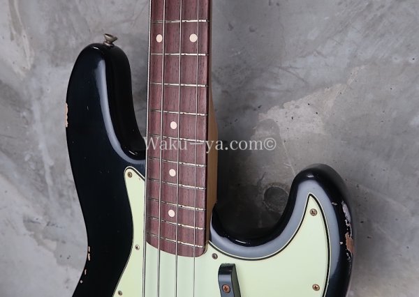 画像10:  Fender Custom Shop 1960 Jazz Bass RW Relic  /  Black (10)