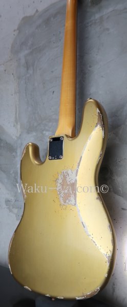 画像7: Fender Custom Shop '60s Jazz Bass Relic / Aztec Gold (7)