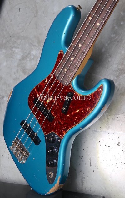 画像2: Fender Custom Shop '64 Jazz Bass Relic / Ocean Turquoise I