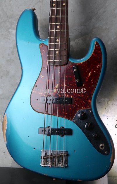 画像1: Fender Custom Shop '64 Jazz Bass Relic / Ocean Turquoise I