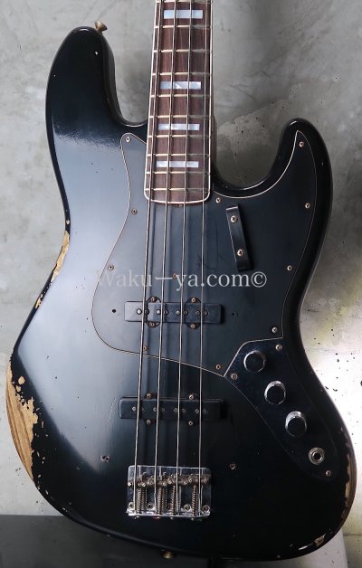 画像1: Fender Custom Shop Limited Edition Custom Jazz Bass Heavy Relic / Aged Black