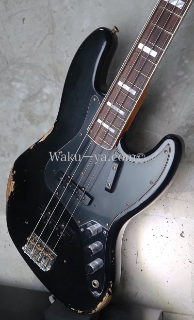 画像2: Fender Custom Shop Limited Edition Custom Jazz Bass Heavy Relic / Aged Black