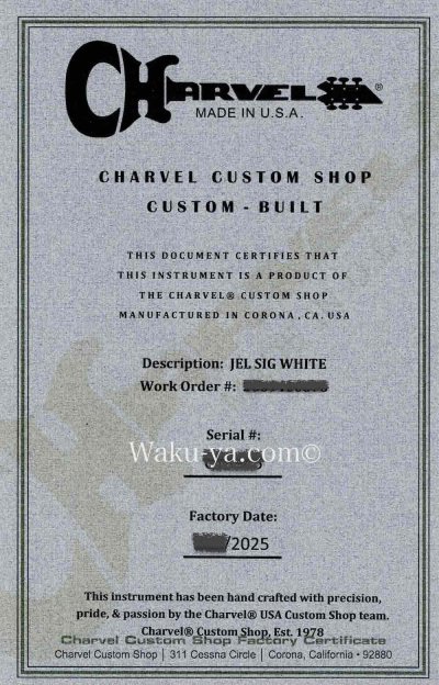 画像1: ※緊急入荷☆ Charvel USA Custom shop "Jake E. Lee" Signature