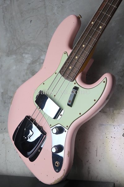 画像2: Fender Custom Shop '60 Jazz Bass Relic / Shell Pink