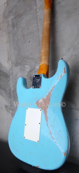 画像8: Fender Custom Shop '62 Stratocaster SSH Heavy Relic / FRT / Daphne Blue (8)