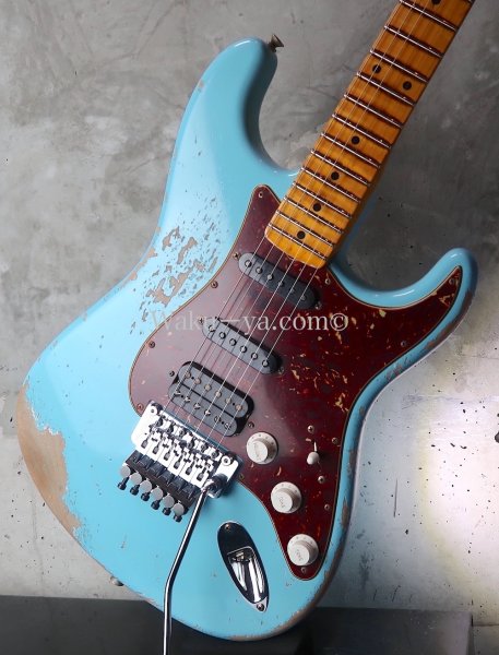 画像14: Fender Custom Shop '62 Stratocaster SSH Heavy Relic / FRT / Daphne Blue (14)