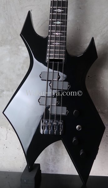画像1: B.C.Rich USA Warlock Widow 4-string Bass / Black  (1)