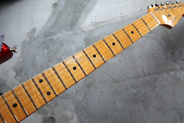 画像7: Fender Custom Shop '62 Flamethrower Stratocaster NOS / "AAAA" MAPLE FLAME / Candy Apple Red (7)