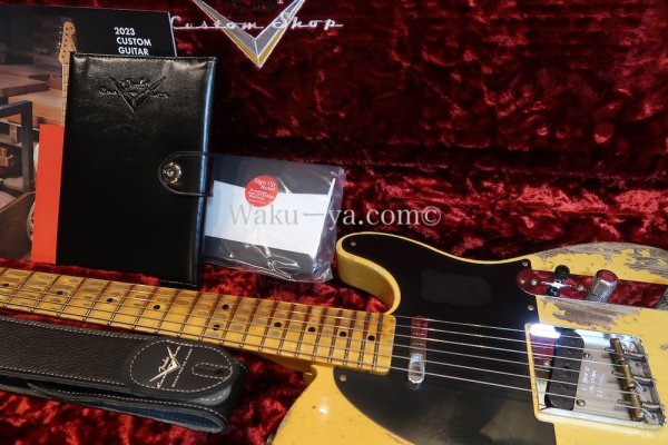 画像14: Fender Custom Shop Limited Edition '51  BlackGuard Nocaster / Aged  Blonde  / Super Heavy Relic (14)