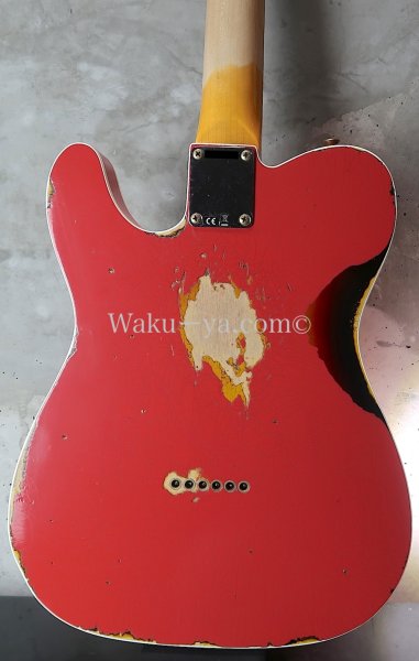 画像2:  Fender Custom Shop '60  Telecaster Custom - Handwound Pick-Ups /  Fiesta Red Over 3-Tone Sunburst / Heavy Relic (2)