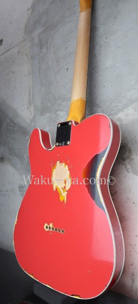 画像6:  Fender Custom Shop '60  Telecaster Custom - Handwound Pick-Ups /  Fiesta Red Over 3-Tone Sunburst / Heavy Relic (6)