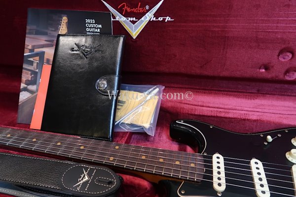 画像14: Fender Custom Shop LTD 1960 Dual-Mag Stratocaster / Aged Black (14)