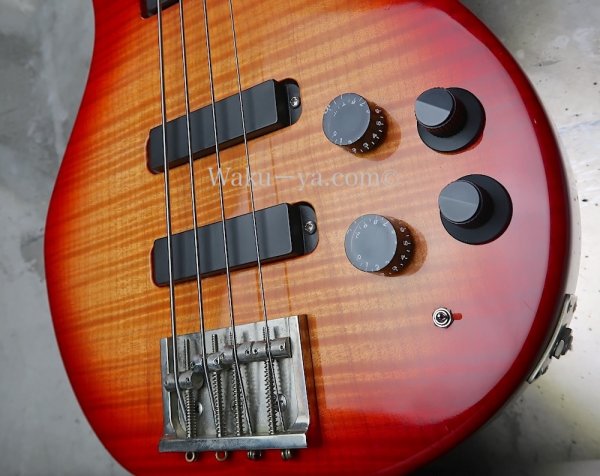 画像10: Vintage Paul Reed Smith 4 String Curly Bass 1988 / Cherry Sunburst (10)
