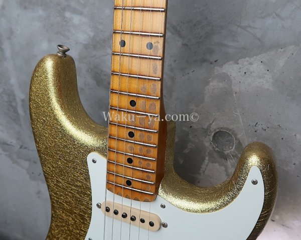 画像10: Fender Custom Shop 1957 Stratocaster Relic  / Gold Sparkle  (10)