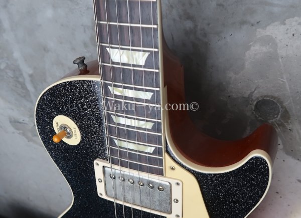 画像10: Gibson Custom Shop '57 Les Paul Standard Reissue / Murphy Lab Ultra Light Aged / Black Sparkle (10)