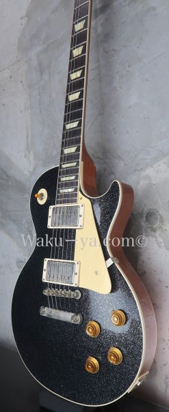 画像5: Gibson Custom Shop '57 Les Paul Standard Reissue / Murphy Lab Ultra Light Aged / Black Sparkle (5)