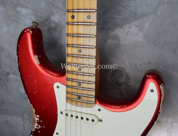 画像10: Fender Custom Shop  '57  Stratocaster Heavy Relic / Candy Apple RED (10)