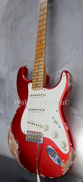 画像5: Fender Custom Shop  '57  Stratocaster Heavy Relic / Candy Apple RED (5)