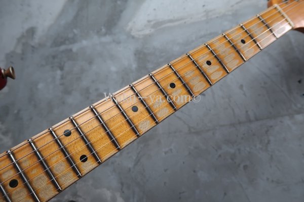 画像4: Fender Custom Shop  '57  Stratocaster Heavy Relic / Candy Apple RED (4)