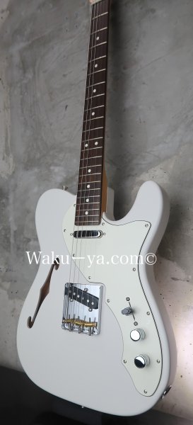 画像5: Fender MIJ Limited Telecaster® Thinline / Kusumi White (5)