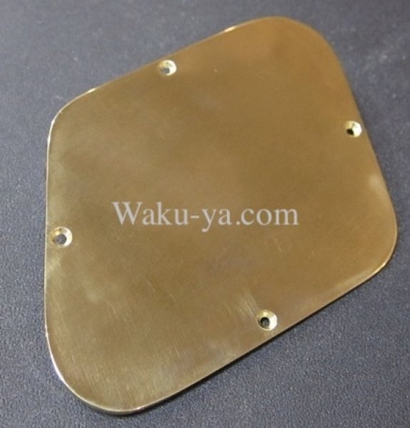 画像2: "Brass" Back Panel Plate Set . for Les Paul  / Randy Rhoads コダワリの Counter Balance Weight。 本人同仕様のLPを追求する貴方へ御届けする、究極のコンプリートアイテム！！！ (2)