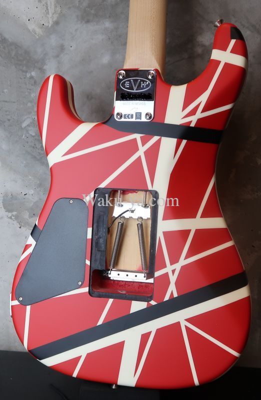 White　Series　和久屋<Wakuya>　EVH　Red,　Black　Striped　5150　Stripes