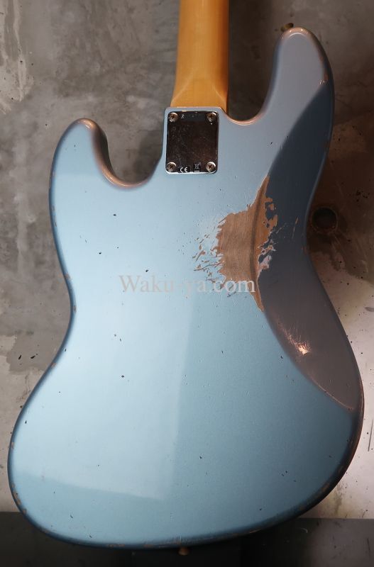 Blue　Fender　'60　Relic　Shop　Bass　Custom　Jazz　和久屋<Wakuya>　Ice　Metallic